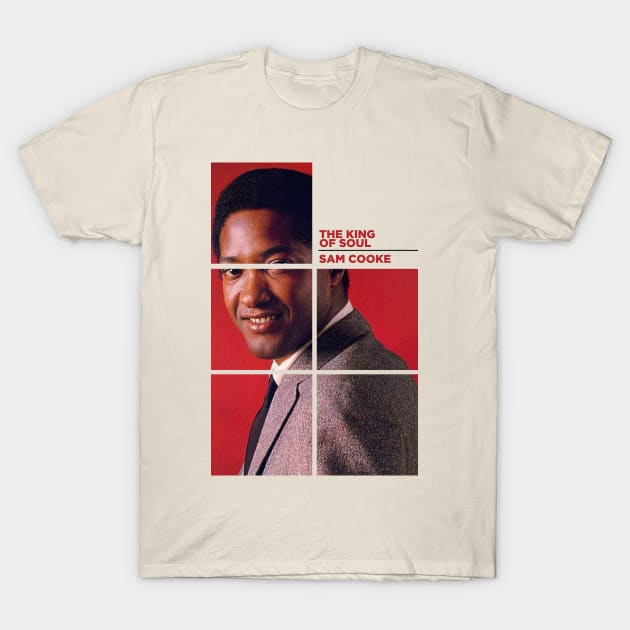 Sam Cooke The King Of Soul T-Shirt by Angel arts